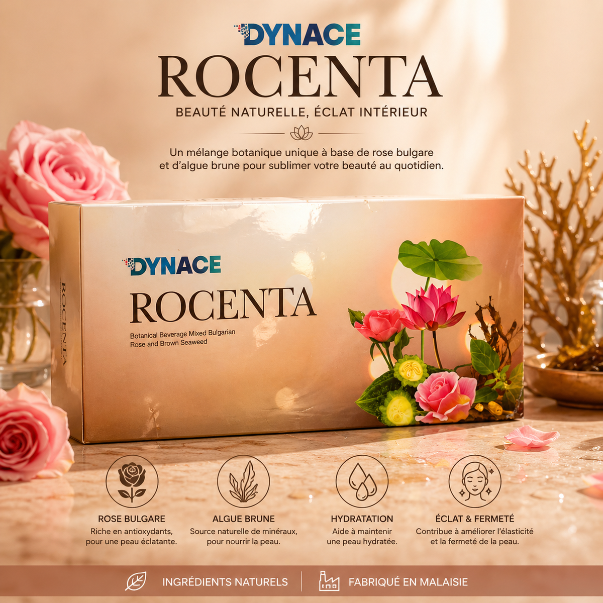 Dynace Rocenta lifestyle — rituel quotidien à prendre le matin à jeun