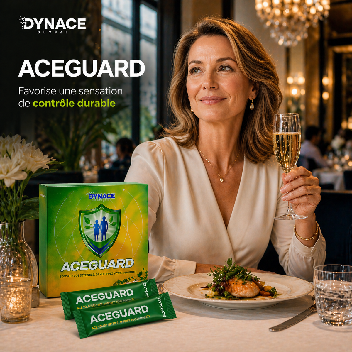 Dynace Aceguard formulation — concentré de baies, vitamines et zinc