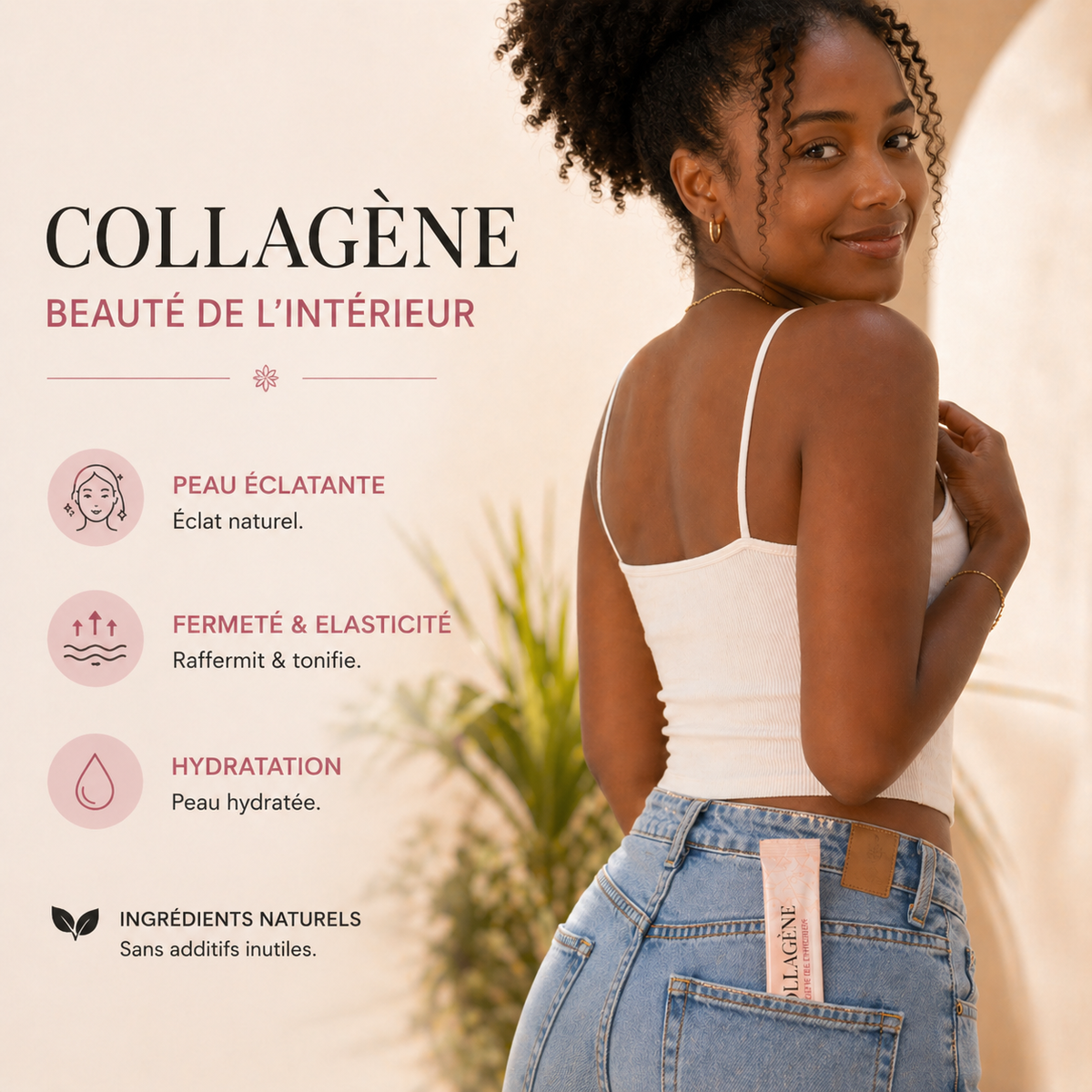 Dynace Collagène sachet journalier — complément bien-être de la peau à prendre le soir