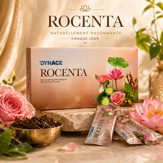 Dynace Rocenta — packshot boîte 15 sticks complément multivitaminé et botanique