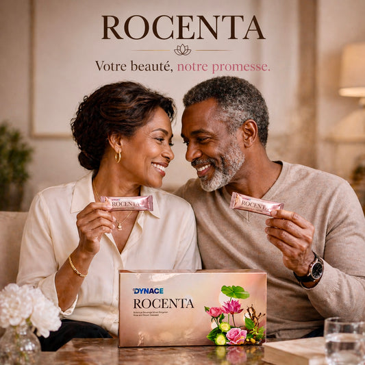 Dynace Rocenta stick — NMN, ashwagandha et placenta de rose, format sachet