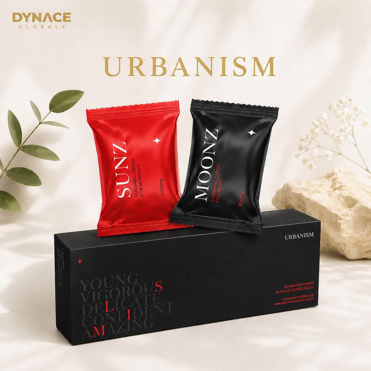Dynace Urbanism — boîte 16 bonbons rituel jour et nuit SUNZ et MOONZ